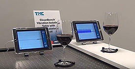 Wine glass demo with CleanBench