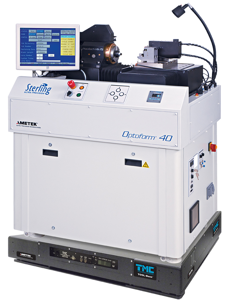 Sterling Optoform 40 supported by TOOL-Base