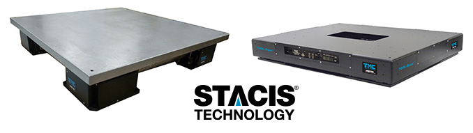 Hybrid optical table vibration isolation system